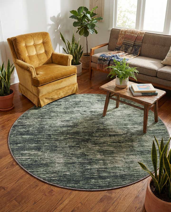 5' x 5' Asha Round Rug