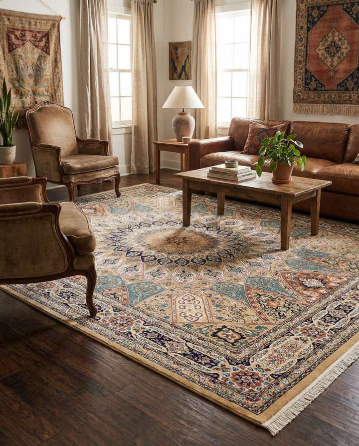7' 10 x 10' Nain Design Rug