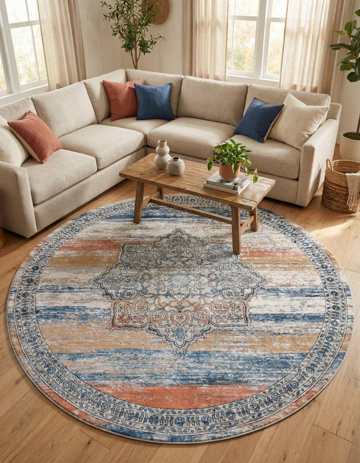 Detail image of 10' x 10' Nyla Round Rug