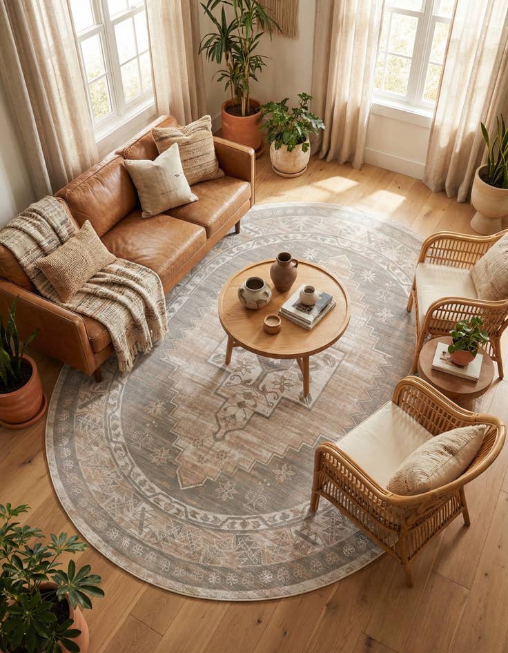 Detail image of 8' x 10' Whitney Oval Rug