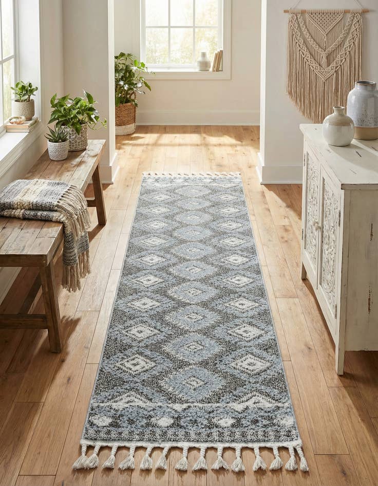 Detail image of 2' x 8' Boho Runner Rug