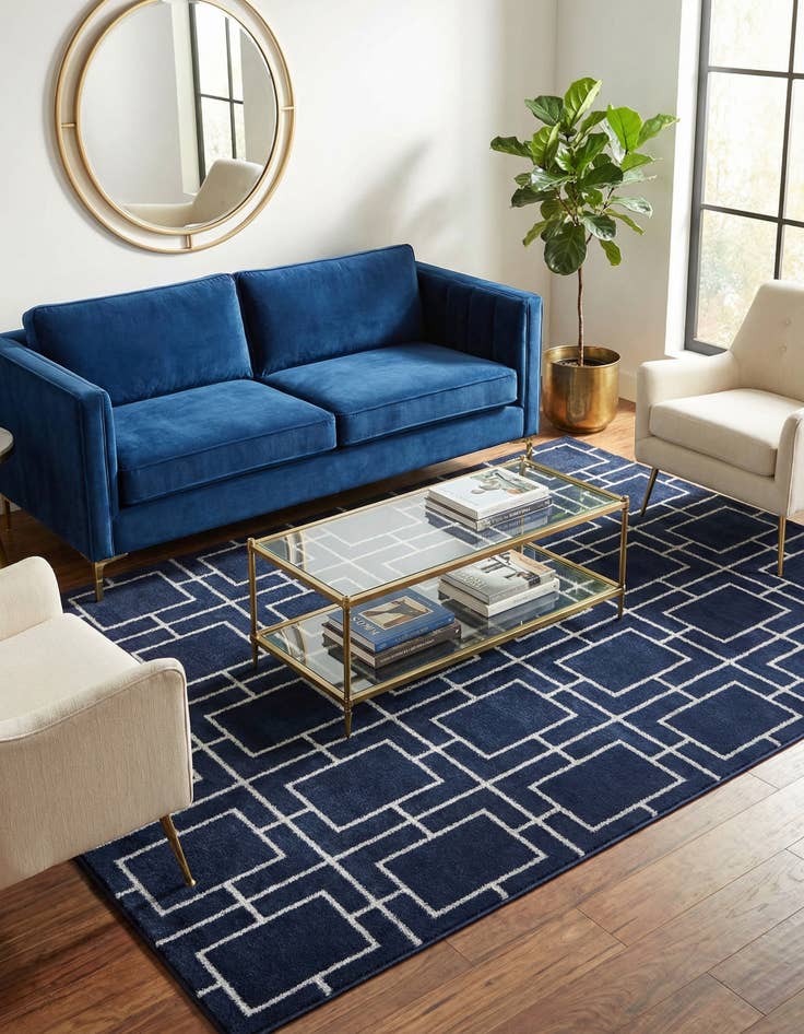 Detail image of 5' 3 x 8' Marilyn Monroe&trade; Glam Deco Rug