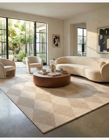 Ivory Contour Rug