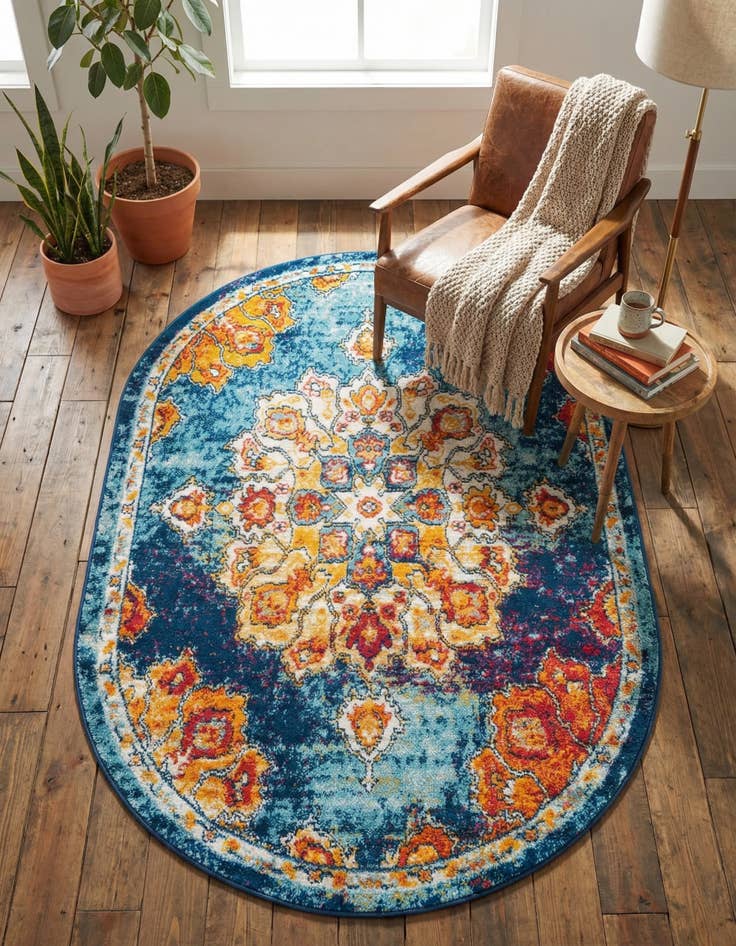 Detail image of 4' x 6' Parker Oval Rug