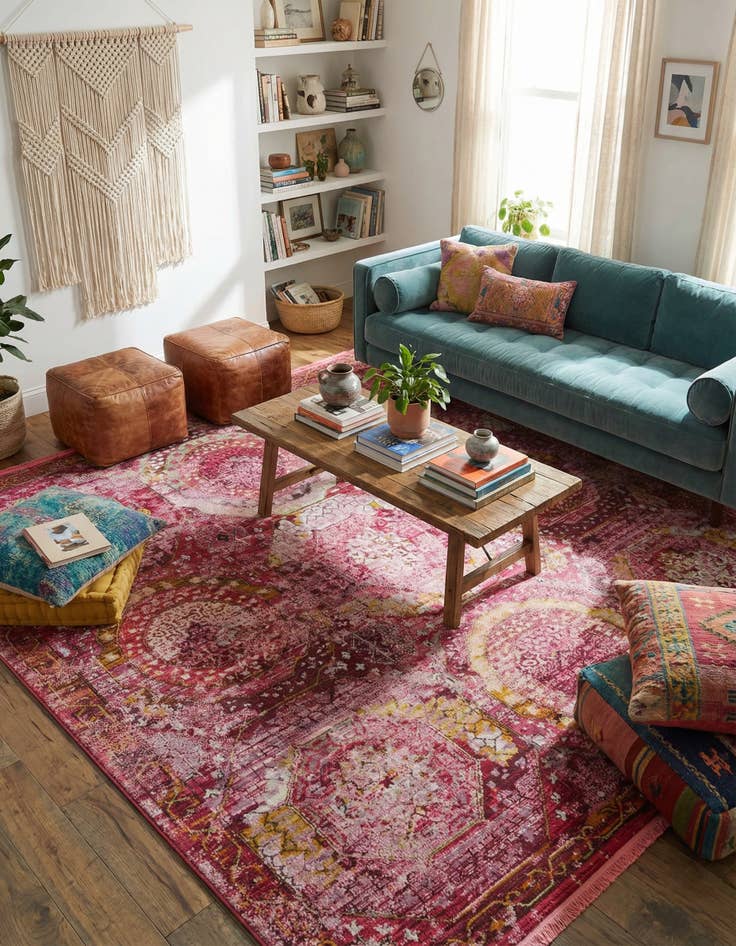 Detail image of 10' x 10' Havana Square Rug