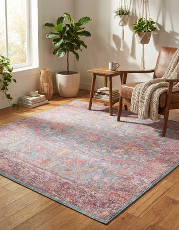 5' 3 x 5' 3 Washable Mangata Square Rug