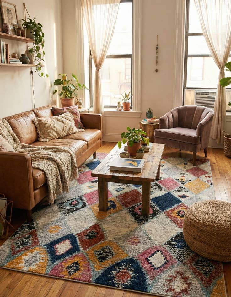 Detail image of 5' x 8' Morocco Rug