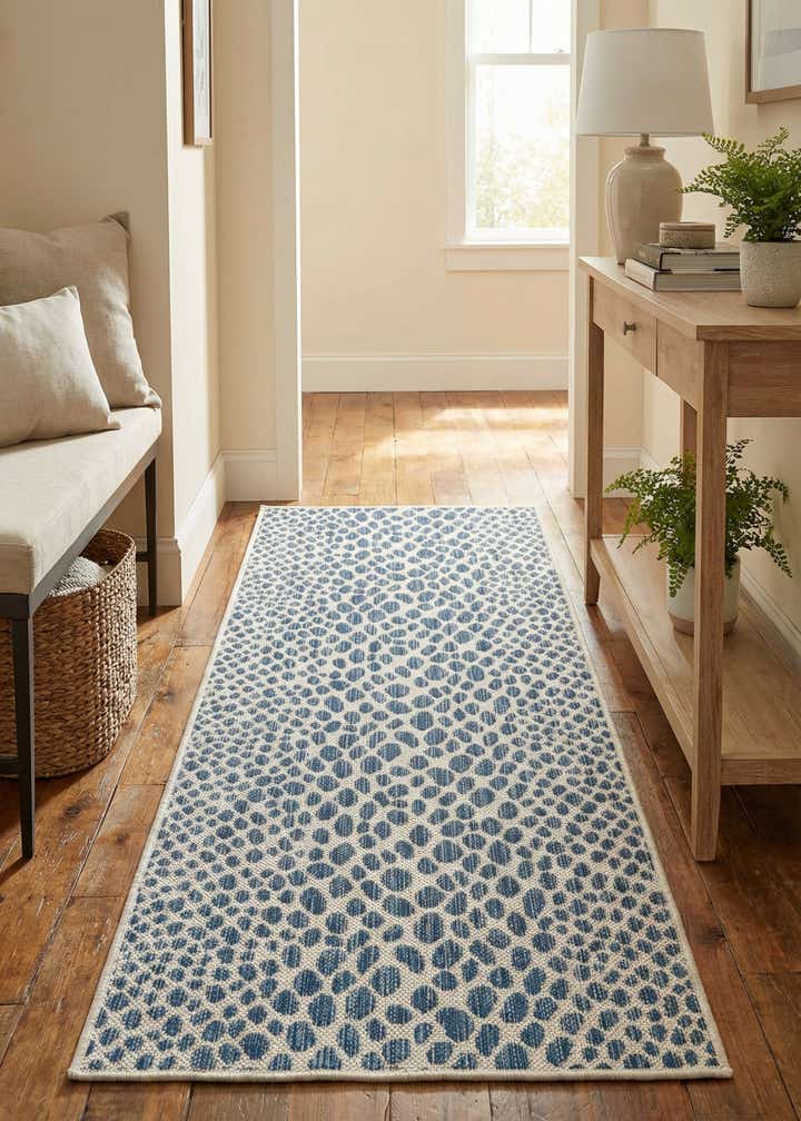 2' x 5' 3 Easy-Clean Jill Zarin Cape Town Indoor / Outdoor Runner Rug