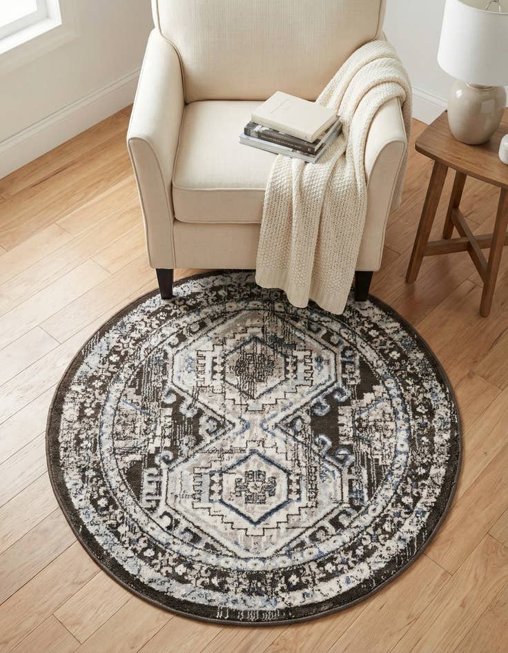 Detail image of 3' x 3' Charlotte Round Rug