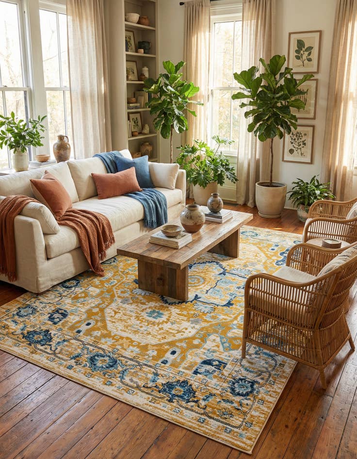 Detail image of 10' x 13' Madeline Vintage Rug