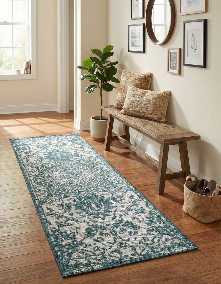 Detail image of 2' x 6' Washable Jill Zarin Dubai Indoor / Outdoor Runner Rug