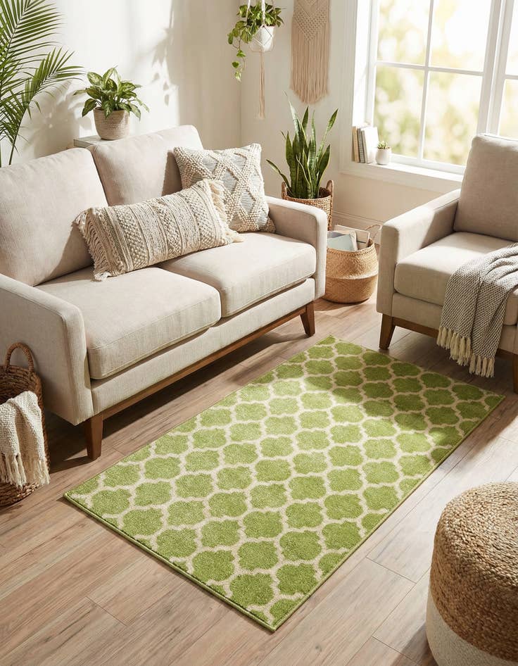 Detail image of 3' x 5' 3 Lattice Rug