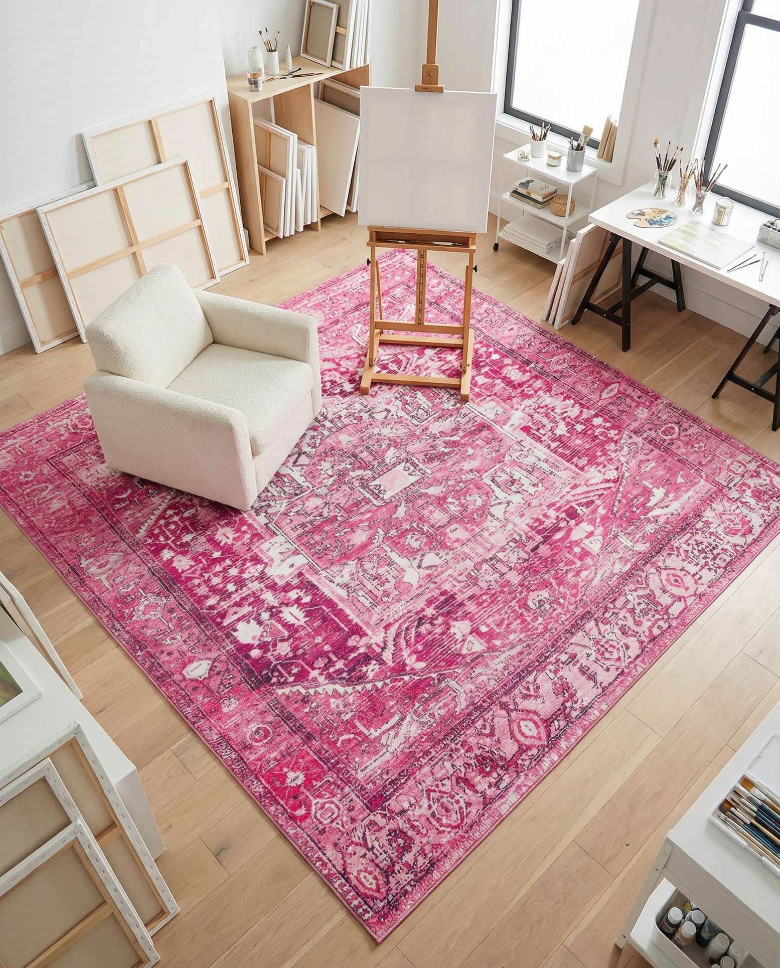 240cm x 240cm Medina Vierkant Vloerkleed