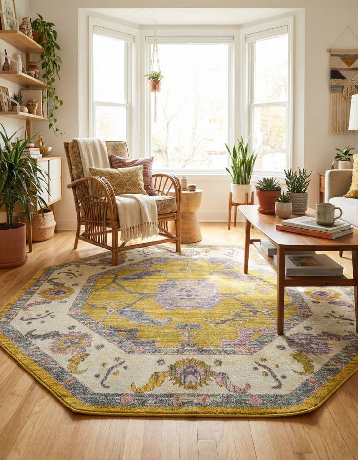 Detail image of 6' x 6' Paragon Octagon Rug