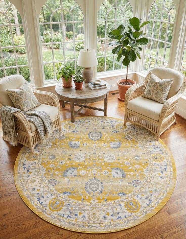 Detail image of 7' x 7' Whitney Round Rug