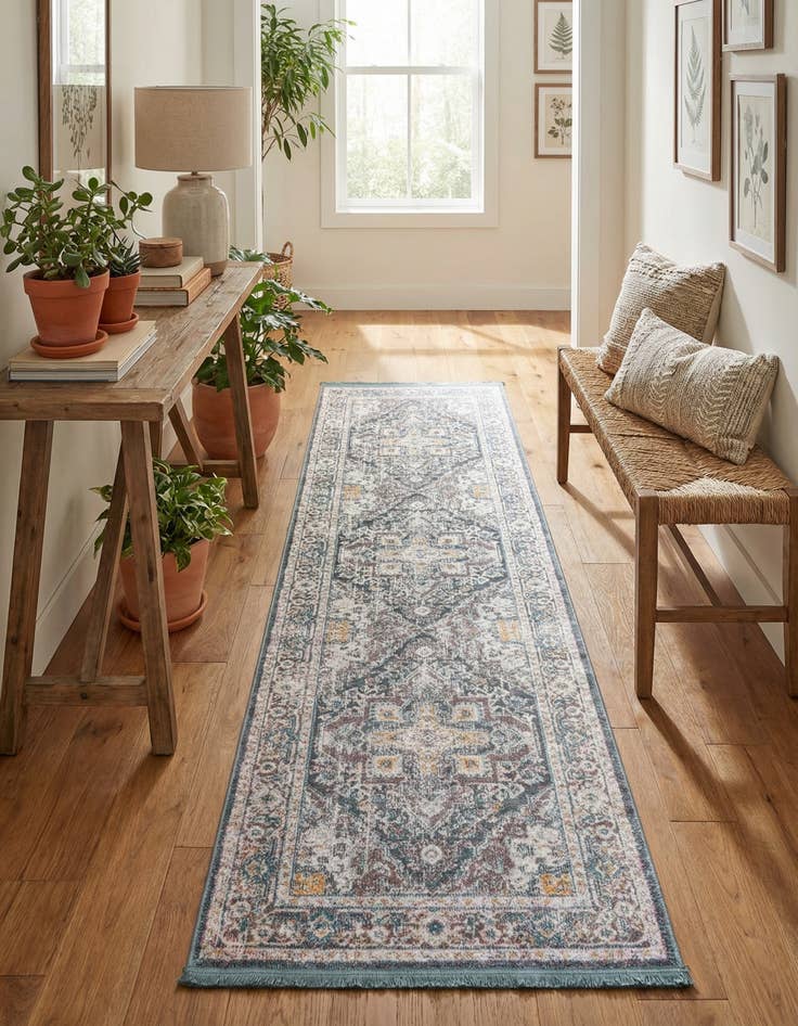 Detail image of 2' 7 x 10' Santiago Runner Rug