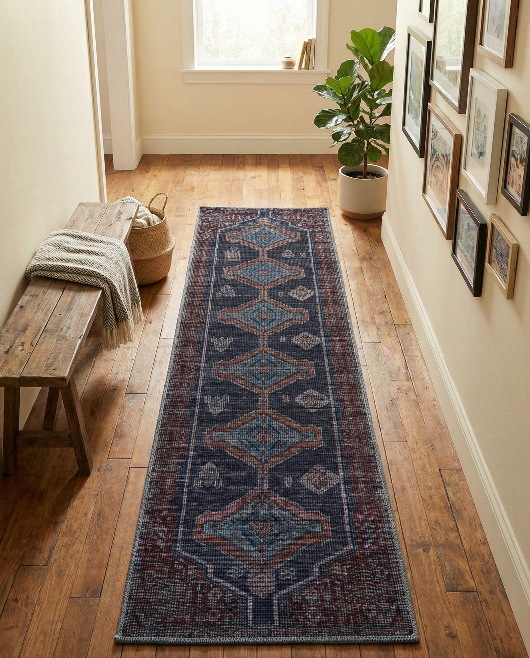 2' x 8' Washable Sisu Runner Rug