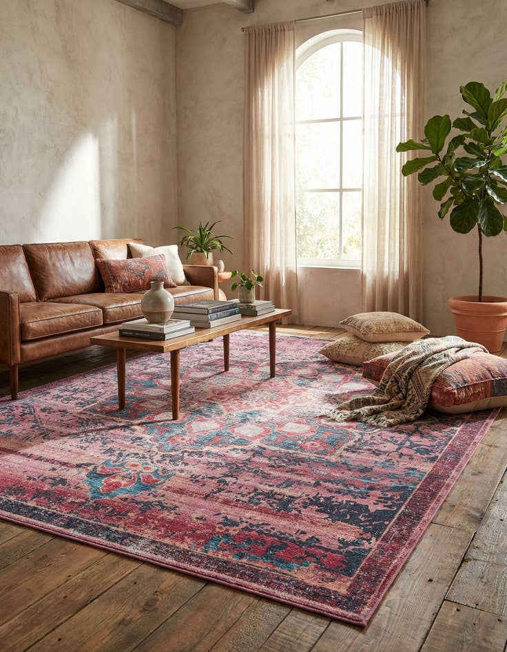 Detail image of 10' 6 x 14'  Washable Renaissance Rug