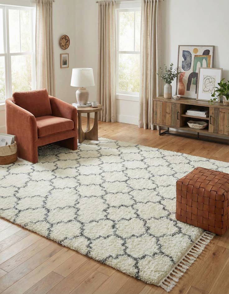 Detail image of 8' x 10' Athena Shag Rug