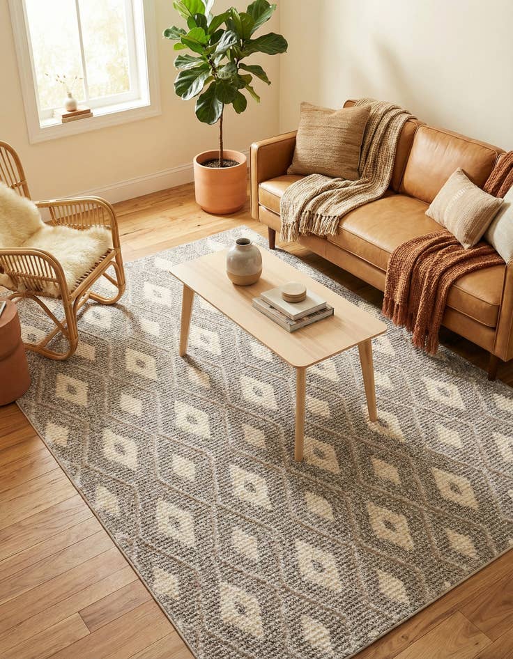 Detail image of 5' x 8' Sepia Rug