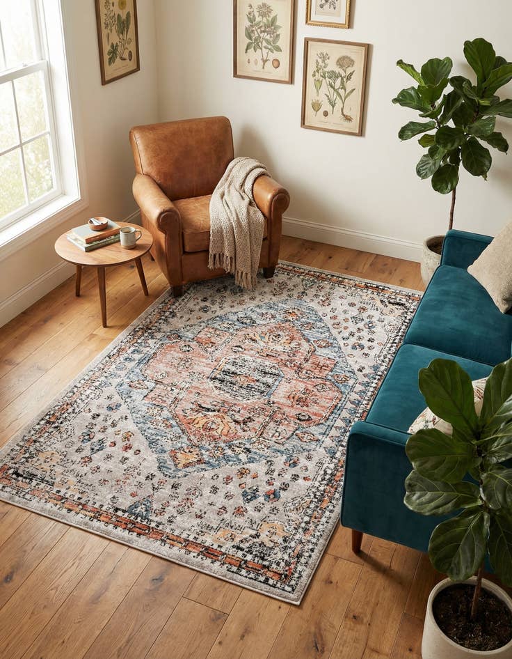 Detail image of 5' 3 x 8' Aramis Rug