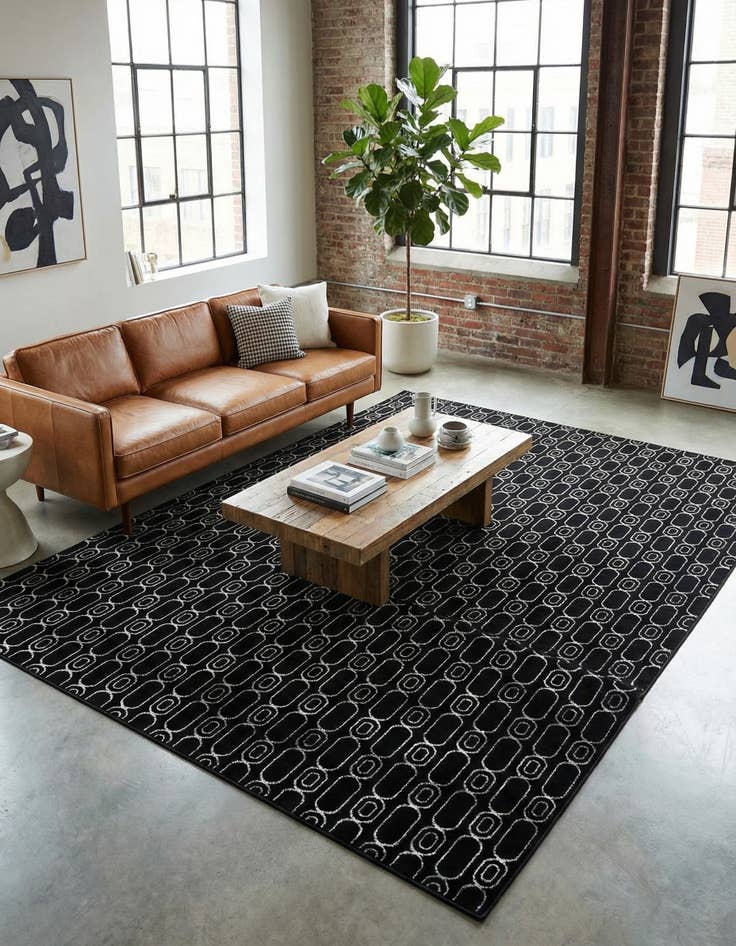 Detail image of 10' x 13' Vogue Geo Rug