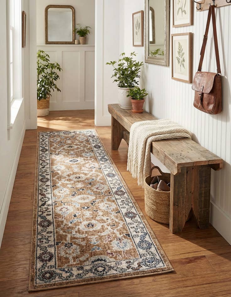 Detail image of 2' x 8' Eco Traditional Runner Rug