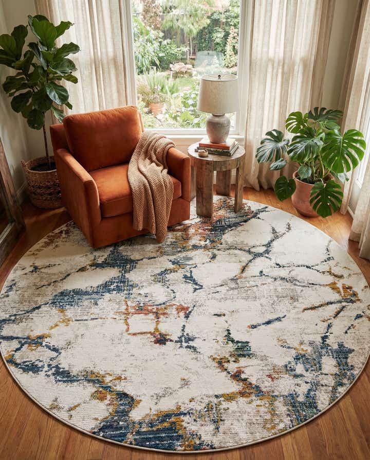 10' 2 x 10' 2 Gemstone Round Rug