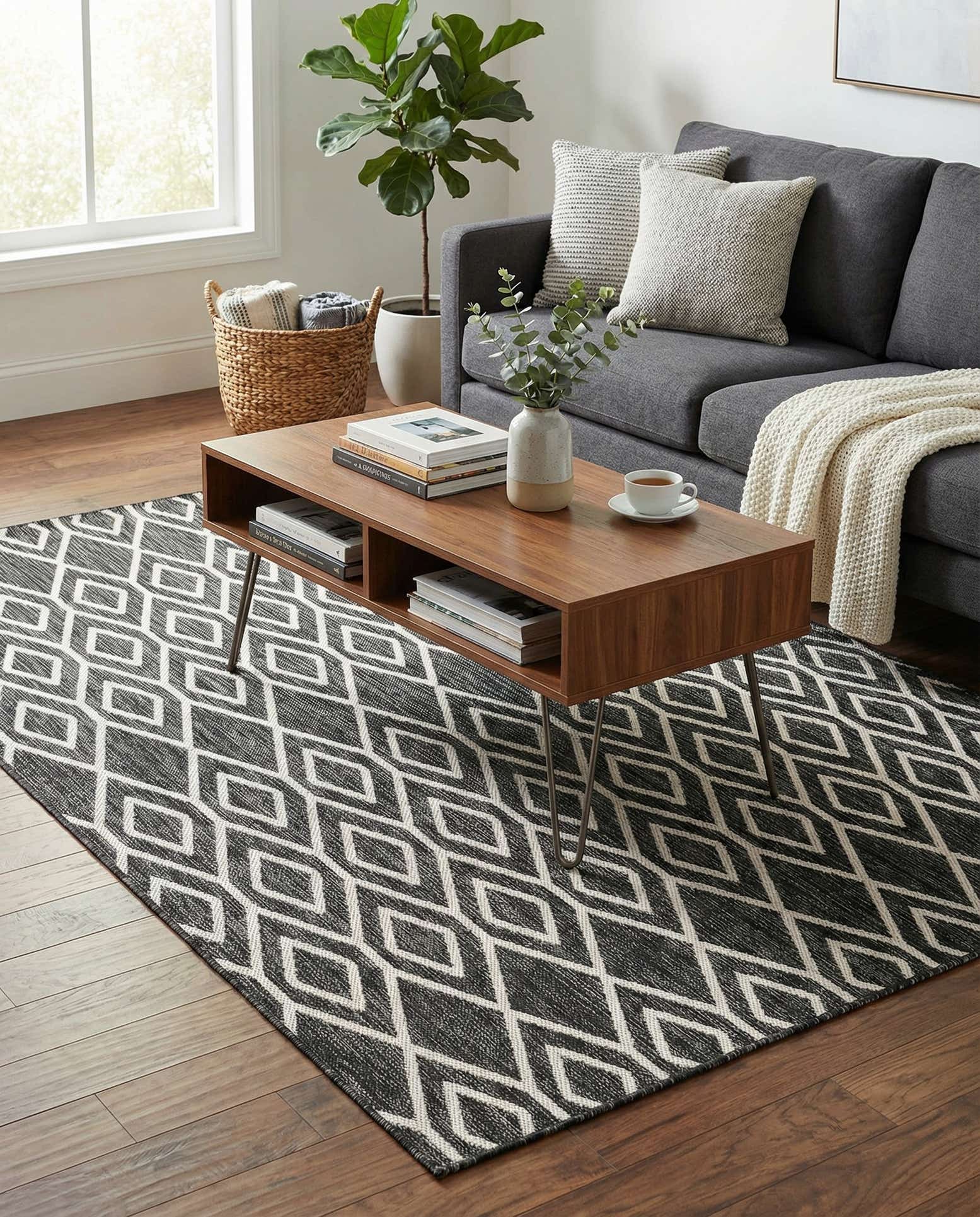 5' 3 x 8' Easy-Clean Jill Zarin Turks and Caicos Indoor / Outdoor Rug