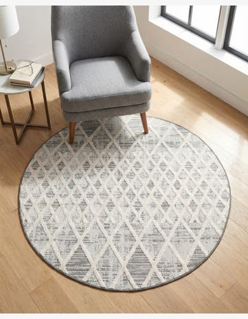 3' 3 x 3' 3 Arlo Round Rug