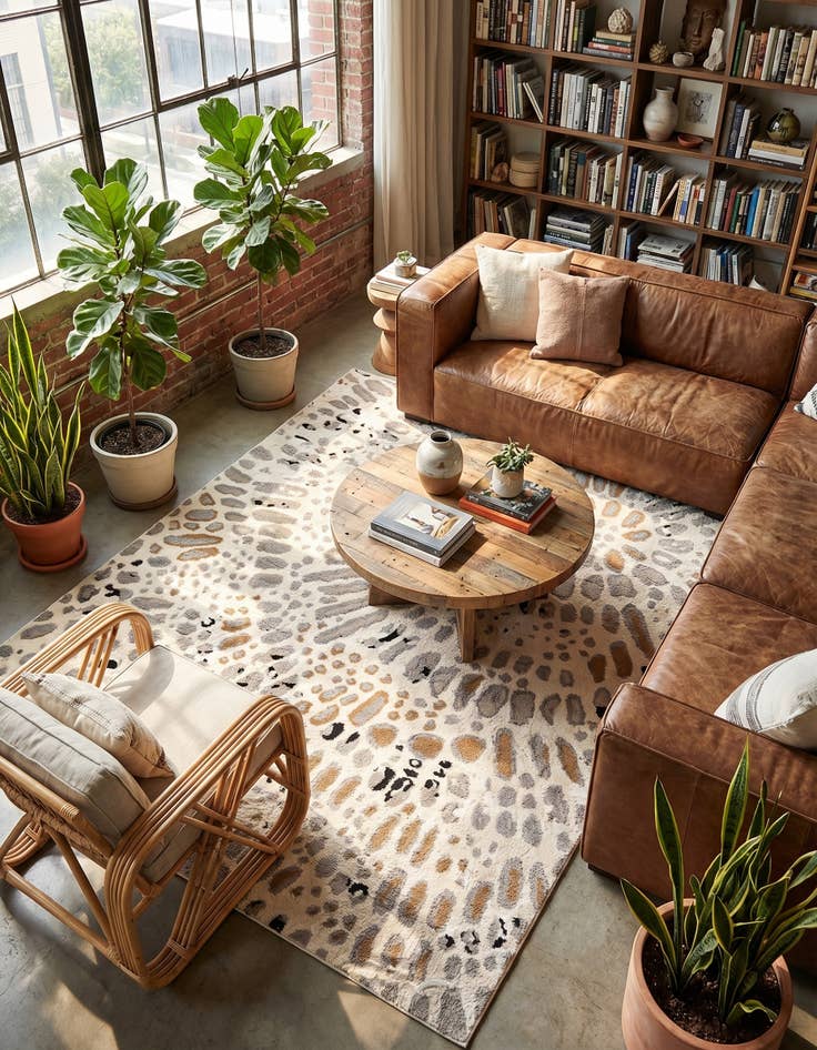 Detail image of 7' 10 x 10' Sepia Rug