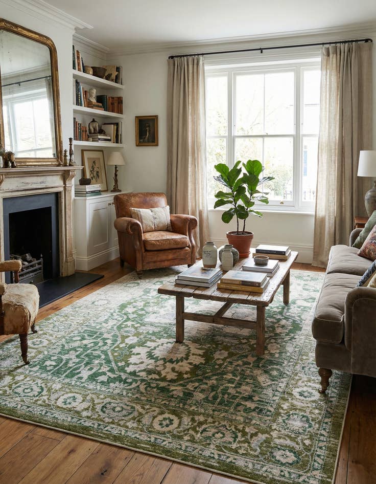 Detail image of 10' x 13' Madeline Vintage Rug