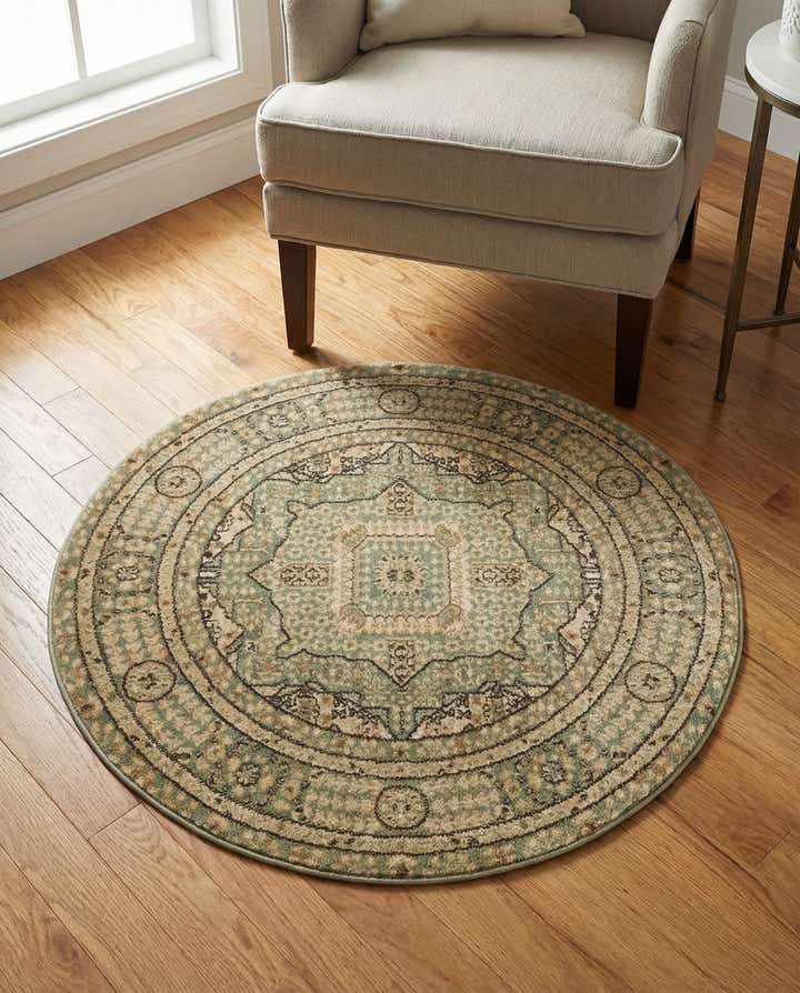 95cm x 95cm Mamluk Rond Vloerkleed