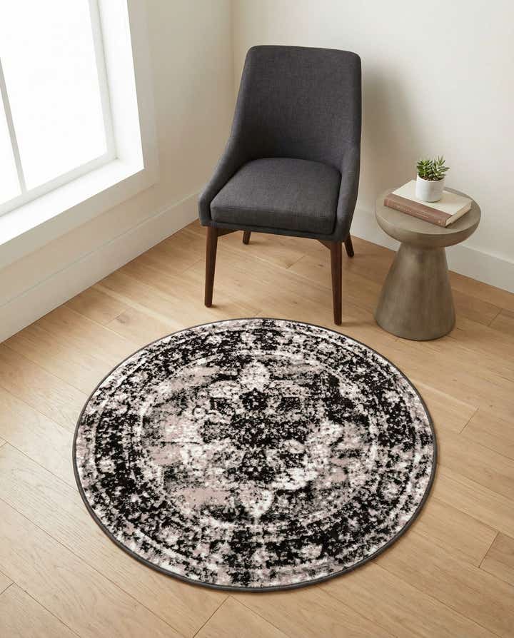 3' 1 x 3' 1 Monte Carlo Round Rug