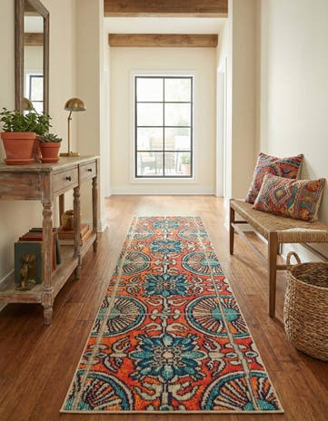 2' 2 x 6' 9 Washable Casablanca Runner Rug