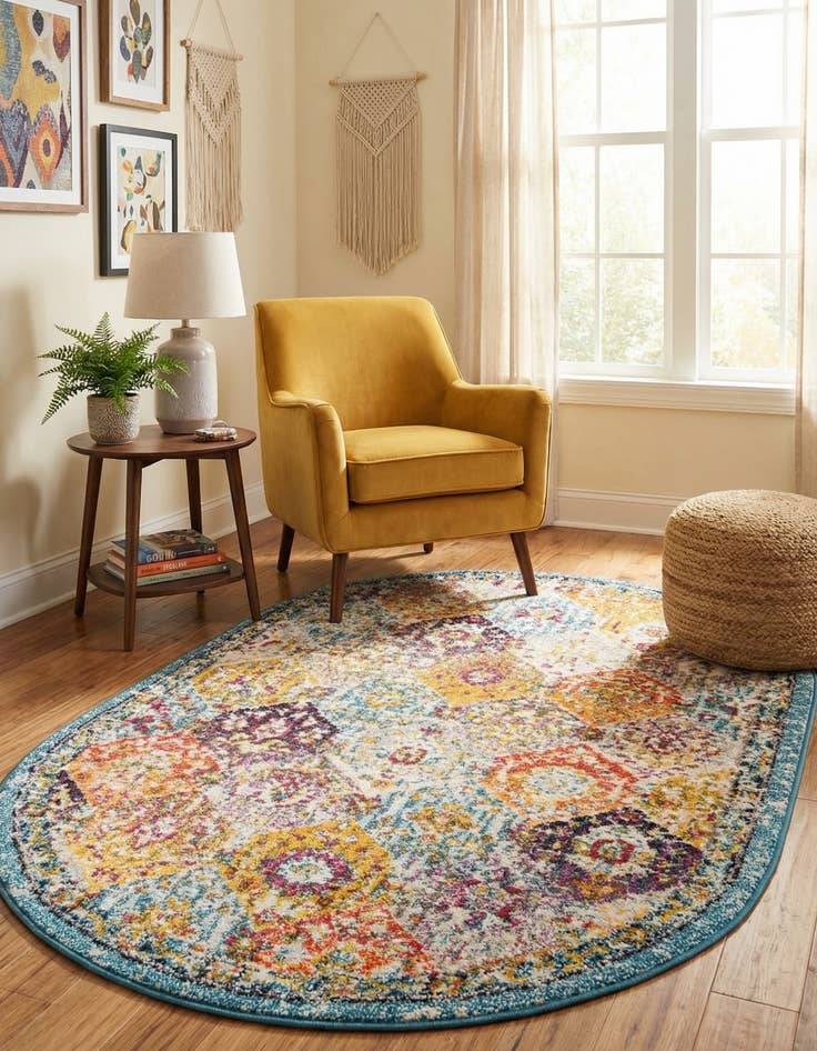 Detail image of 4' x 6' Madeline Oval Rug