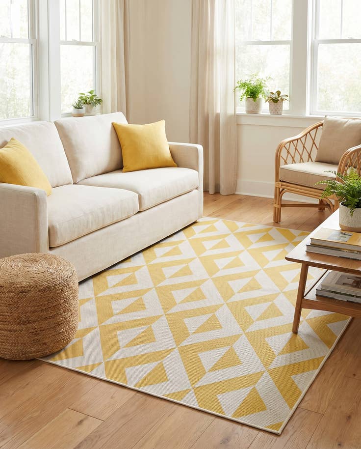 Detail image of 5' 3 x 8' Easy-Clean Jill Zarin Napa Indoor / Outdoor Rug