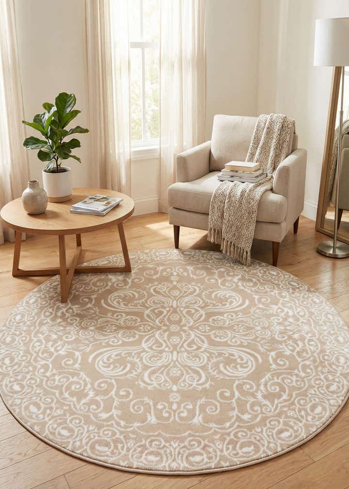5' x 5' Himalaya Round Rug