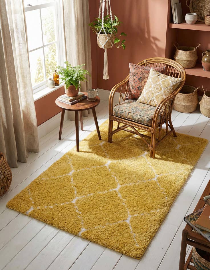 Detail image of 4' x 6' Marrakesh Shag Rug