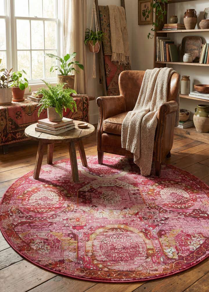 5' 5 x 5' 5 Santiago Round Rug