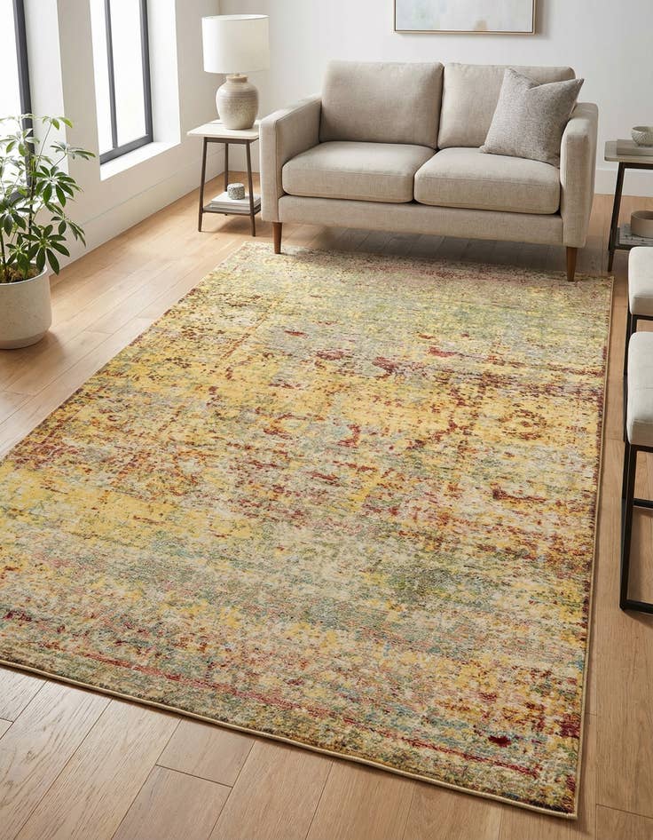 Detail image of 5' x 8' Aqua Rug