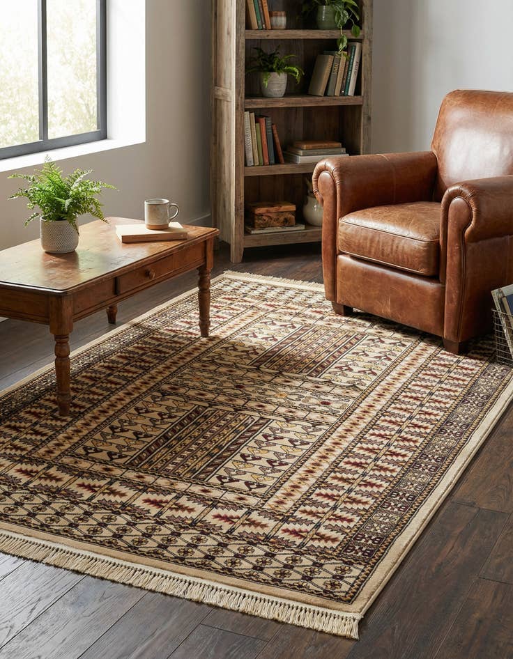 Detail image of 5' 3 x 8' Bokhara Rug