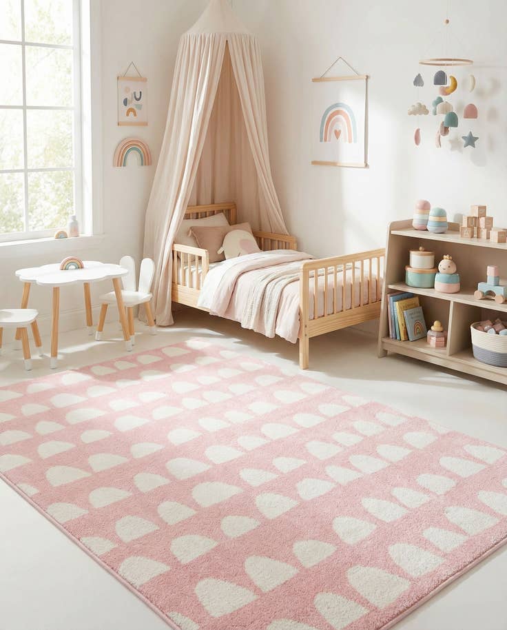 Detail image of 4' x 6' Whimsy Kids Rug
