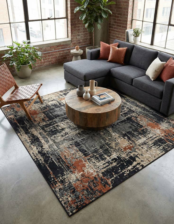 Detail image of 6' x 6' Tucson Square Rug