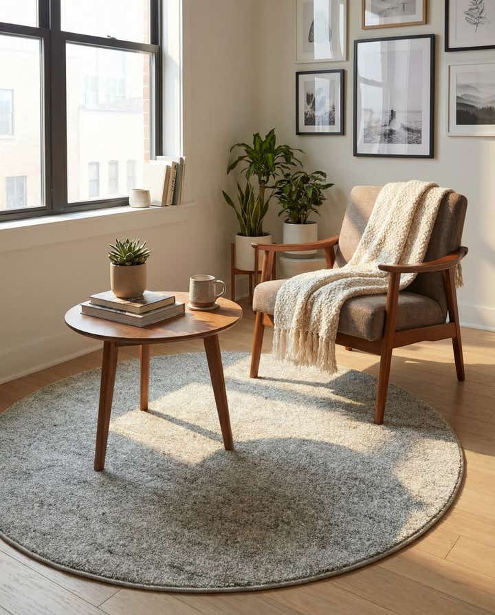 4' x 4' Angelica Round Rug