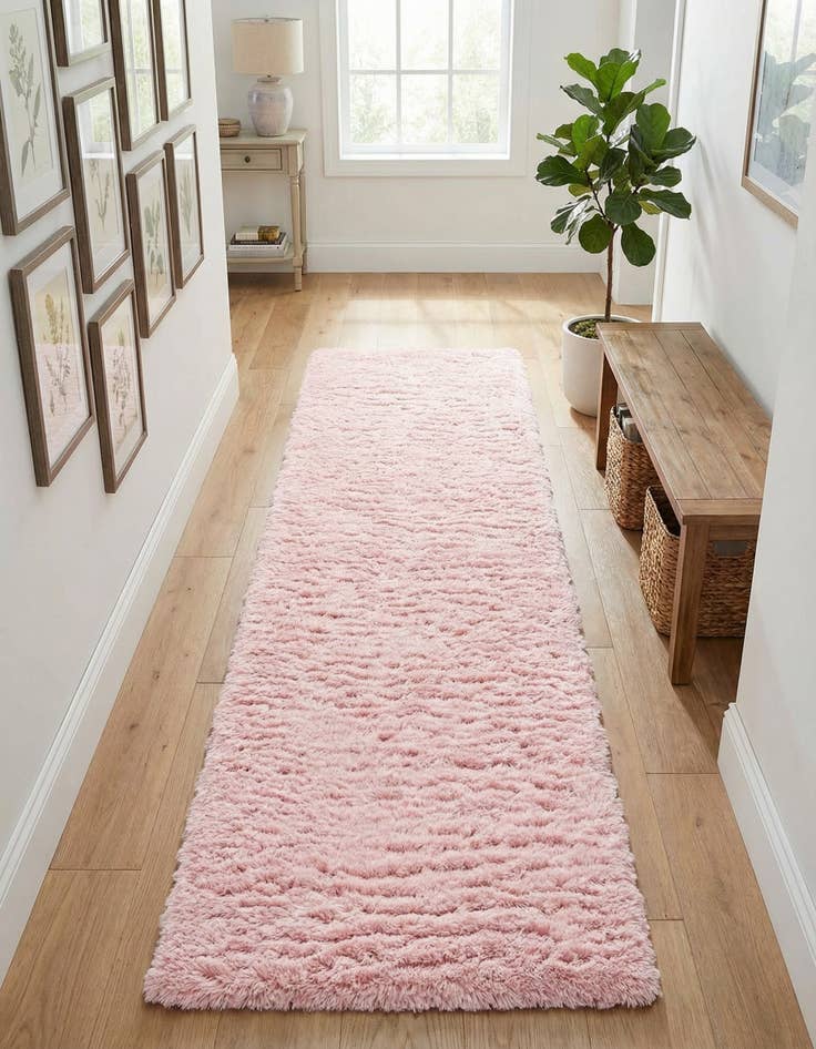 Detail image of 2' 7 x 10' Infinity Shag Runner Rug