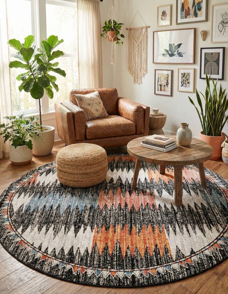 Detail image of 10' x 10' Aramis Round Rug