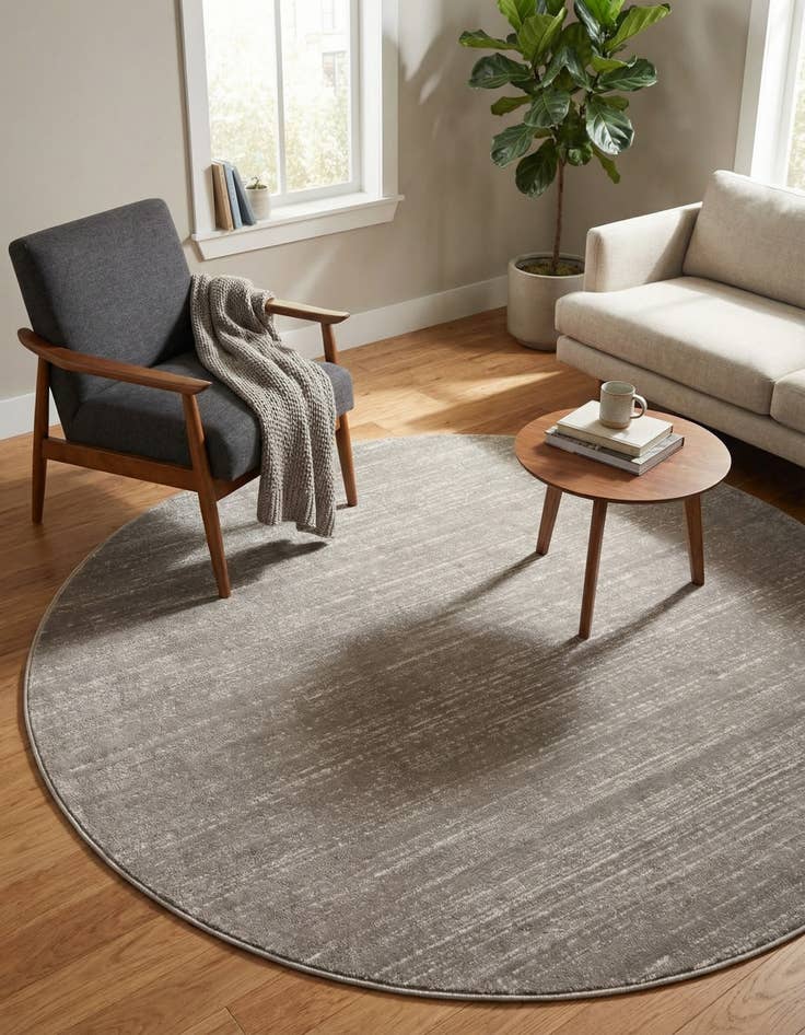 Detail image of Jill Zarin 5' 3 x 5' 3 Uptown Madison Avenue Round Rug