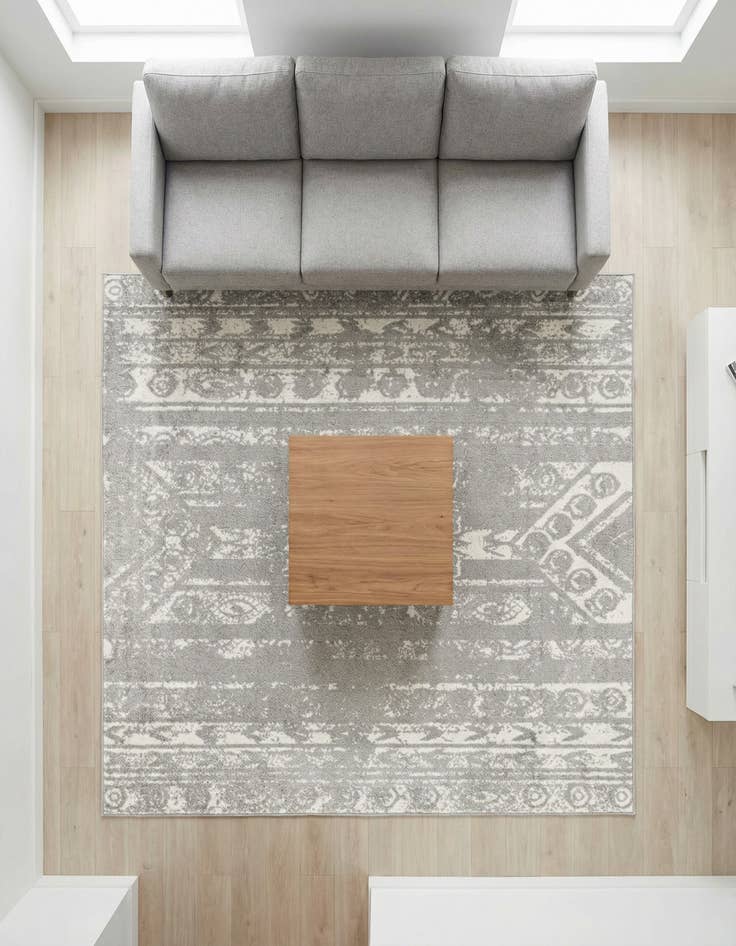 Detail image of 7' x 7' Lennon Square Rug