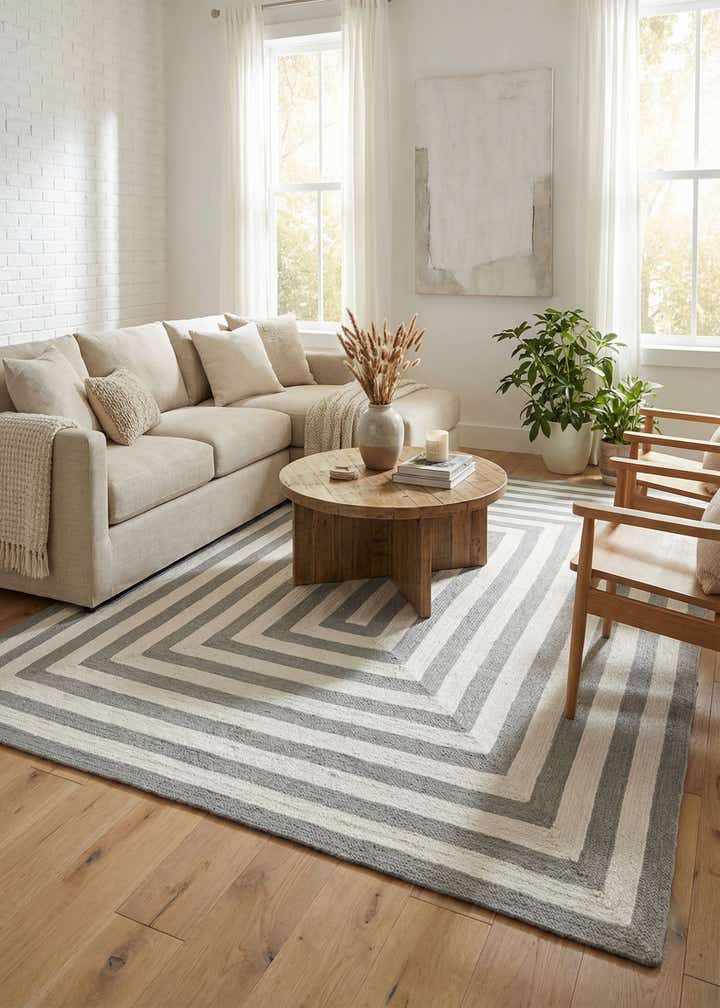 9' x 12' Easy-Clean Eco Verse Washable Indoor / Outdoor Rug